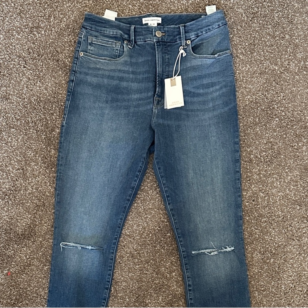 Good American Dark Blue Skinny Jeans